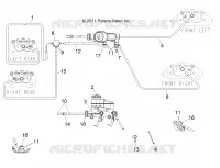 BREMSES, LINES AND MASTER CYLINDER