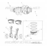 MOTOR, KURBELWELLE AND KOLBEN