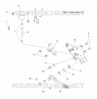 BREMSES, BREMSE PEDAL AND REAR MASTER CYLINDER