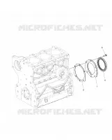 ENGINE, KURBELWELLE OIL SEAL FLANGE