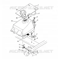 TANK ASSEMBLY 2X4 350L W937539 (4924032403007A)
