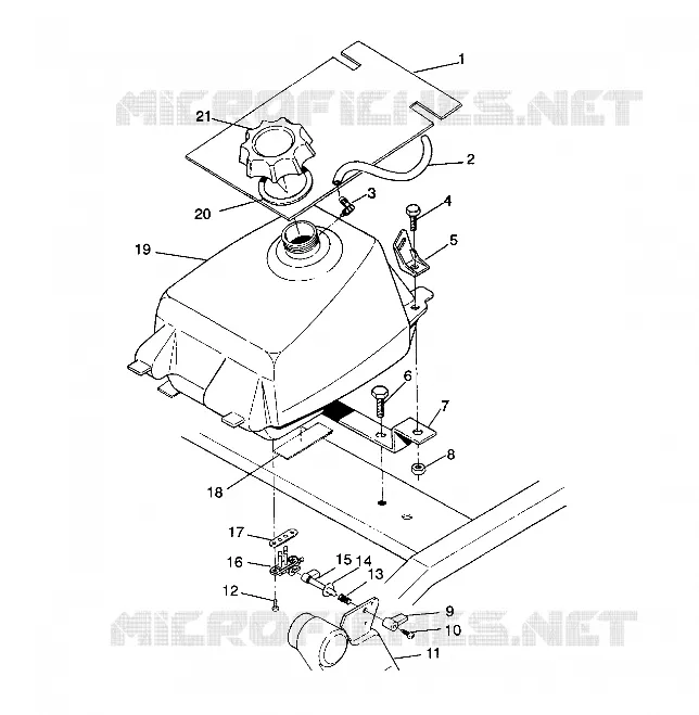 TANK ASSEMBLY 2X4 350L W937539 (4924032403007A)