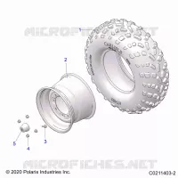RADS, REAR TIRE
