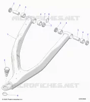 FRONT SUSPENSION CONTROL ARM UPPER