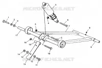 FRONT Drehmomentarm