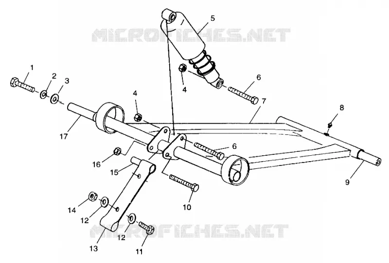 FRONT Drehmomentarm