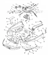 NOSEPAN   Konsolen ASSEMBLY LITE GT/0933133 and STARLITE GT/0933127 (4923232323003A)