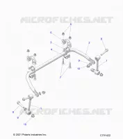 SUSPENSION, REAR STABILISATORSTANGE