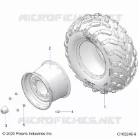 RADS, REAR TIRE