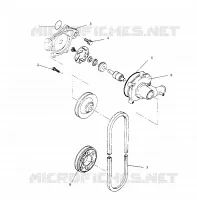 WASSERPUMPE XLT SP 0966676 and  EUROPEAN XLT SP E966676 (4931703170C012)