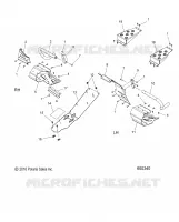 CHASSIS, CLUTCH GUARD AND FOOTRESTS