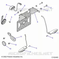 ELEKTRIC, TURN SIGNALS, HORN AND LICENSE PLATE LIGHT