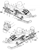 DECALS XLT TOURING 0973357 AND EUROPEAN XLT TOURING E973357 (4937723772B001)