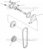 WASSERPUMPE 440 XCR 0961660 (4932113211C011)