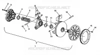 Antriebskupplung ASSEMBLY LITE 0943433,STARLITE 0943427 and  LITE DELUXE 094343 (4924992499023A)