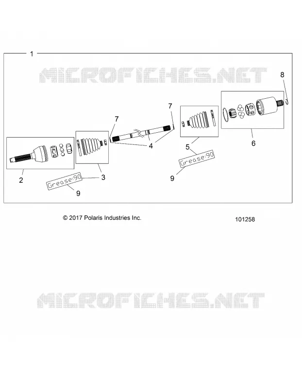 DRIVE TRAIN, GETRIEBE VORNE SHAFT