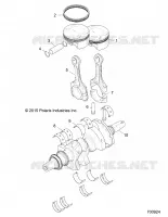 ENGINE, KURBELWELLE AND PISTON