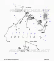 ELEKTRIC, WIRE HARNESS,CHASSIS/FUSE BLOCK, ENGINE