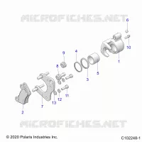 BRAKES, BRAKE BREMSZANGE VORNE (FROM 8/16/2021)