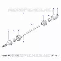 ANTRIEB, REAR DRIVE SHAFT 