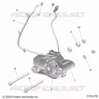 ANTRIEB, FRONT GEARCASE MOUNTING