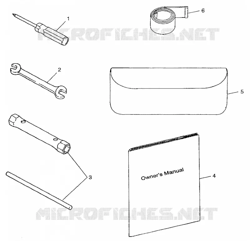 TOOL KIT 440 XCR 0971660 (4937893789B014)