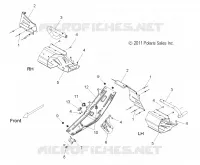 CHASSIS, CLUTCH GUARD AND FUßSTÜTZES