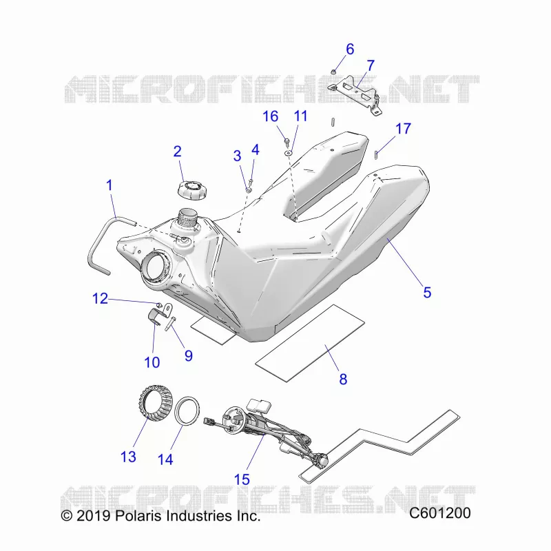 KRAFTSTOFFSYSTEM, FUEL TANK ASM.