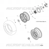 RADS, FRONT AND HUB