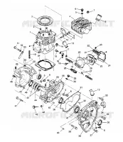 CRANKCASE AND ZYLINDER  2X4 400L W957540 (4930093009D001)