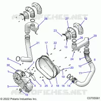ANTRIEB, CLUTCH COVER AND DUCTING