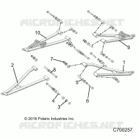 FRONT SUSPENSION CONTROL ARMS