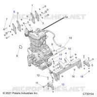 ENGINE, ENGINE AND ÃŒBERTRAGUNG MOUNTING