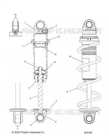 SUSPENSION, FRONT SHOCK TRACK, MONOTUBE 7045530