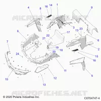 KAROSSERIE HINTEN RACK AND FENDERS