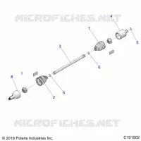 DRIVE TRAIN, DRIVE HINTERWELLE
