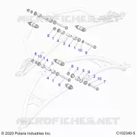 FRONT SUSPENSION A-ARM, MOUNTING