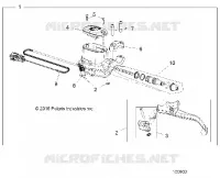 VORDERBREMSE BRAKE LEVER AND MASTER CYLINDER