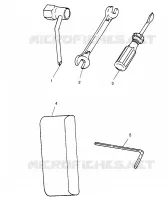 WERKZEUGKIT ASSEMBLY  SLX 780 B954287 (4933953395B012)