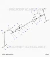 SUSPENSION, REAR STABILISATORSTANGE