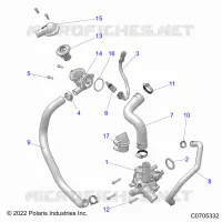 MOTOR, WATERPUMP AND BYPASS
