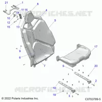 SITZ ASM.,REAR