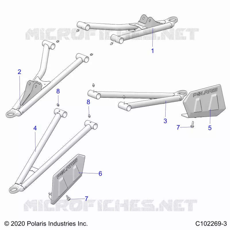 FRONT SUSPENSION A-ARMS