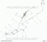 HINTERBREMSE BRAKE LINE AND PARK BRAKE