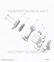 BRAKES, BREMSZANGE HINTEN