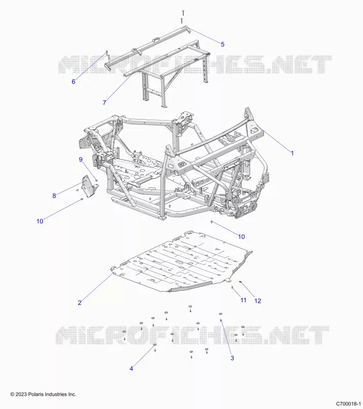 CHASSIS, MAIN FRAME AND SKID PLATES