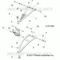FRONT SUSPENSION A-ARMS