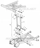 HINTER SPREIZE STABILISATOR BIG BOSS 6X6 400L W97AE38A (4940814081C013)