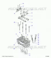 ENGINE, ZYLINDERKOPF AND VALVES