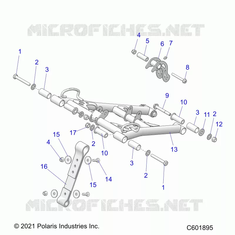 SUSPENSION, FRONT DREHMOMENTARM